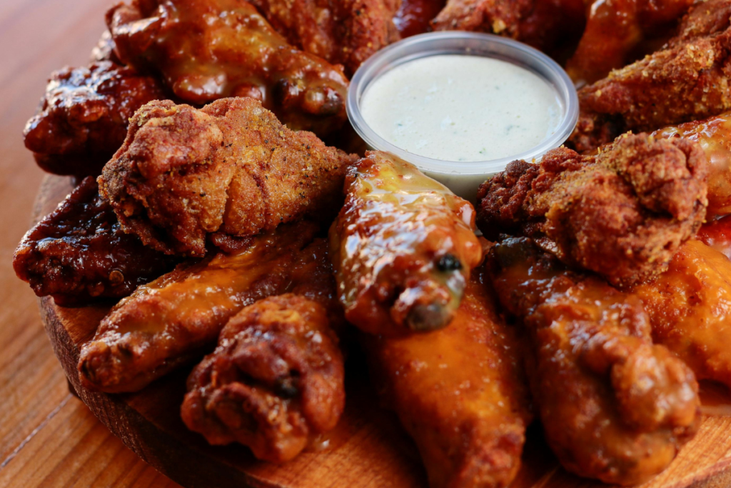 Chicken Wings ready to be served