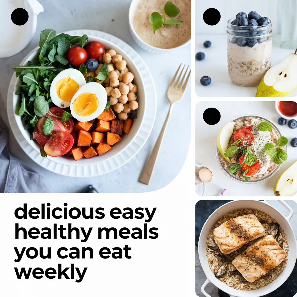 Quick Healthy Meals weekly plan