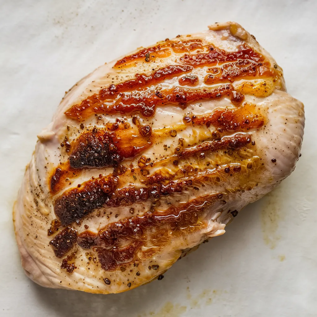 chicken breast with a golden-brown crust for Taco Seasoning