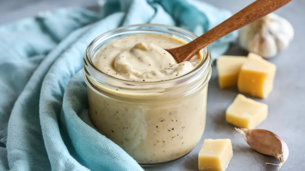 creamy garlic parmesan sauce