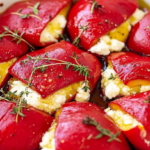 Discover the Charm of Piquillo Peppers – A Taste of Spain! 4 Piquillo Peppers Stuffed with Goat Cheese and Lemon Thyme - Discover the Charm of Piquillo Peppers – A Taste of Spain!
